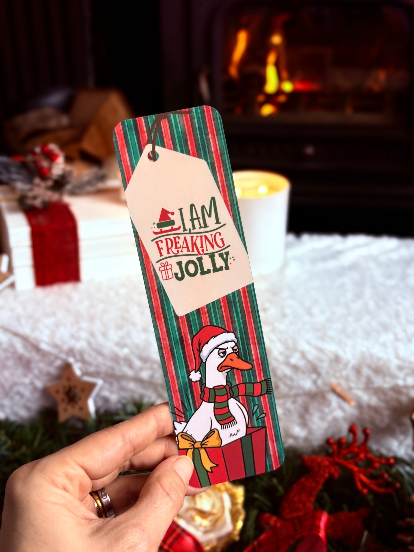 Christmas bookmark