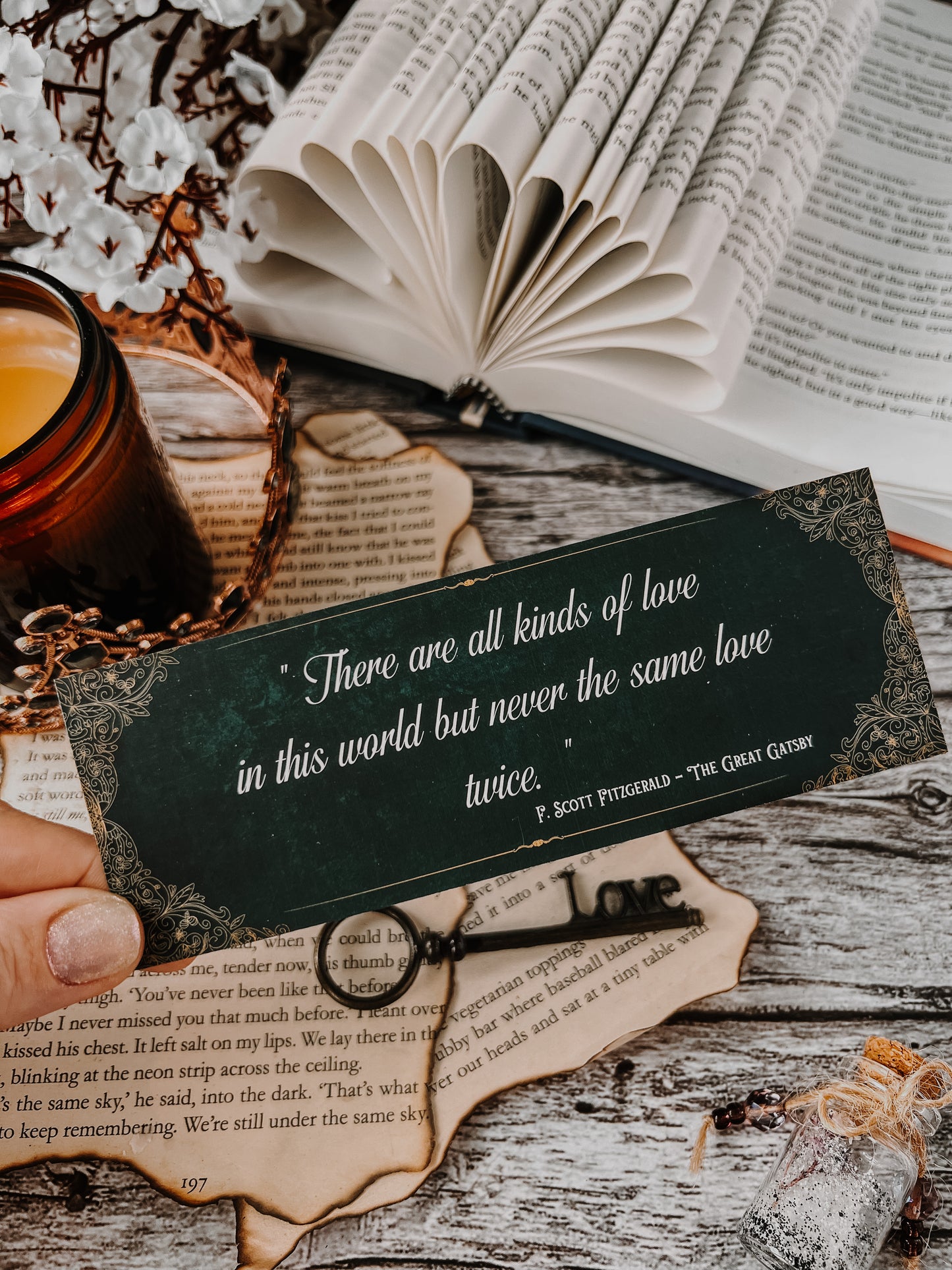 The Great Gatsby Quotes Bookmark